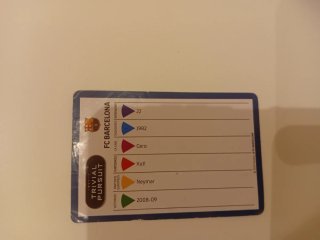 Juego de cartas Trivial Pursuit FC Barcelona