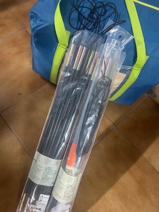 Tienda de campaña 6 personas azul