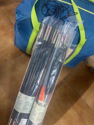 Tienda de campaña 6 personas azul