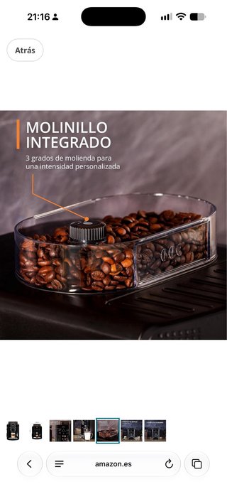 Cafetera Krups Roma Negra