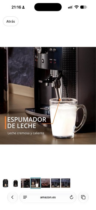 Cafetera Krups Roma Negra