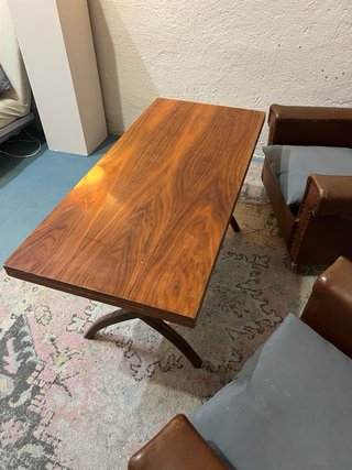 Mesa plegable de madera