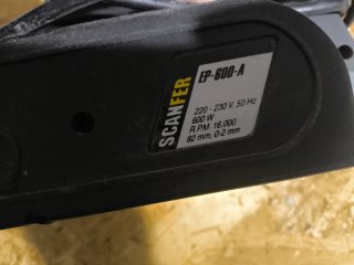 Cepillo de carpintero eléctrico