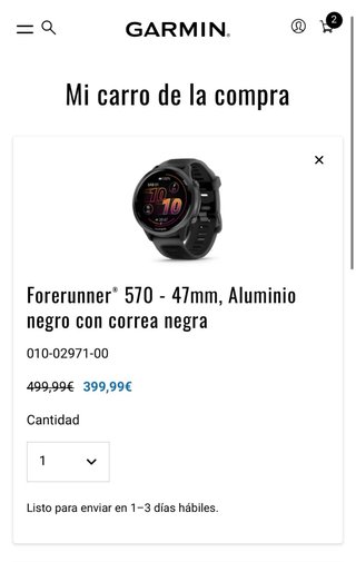 Código de descuento Garmin
