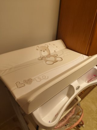 Bañera bebé Brevi con cambiador