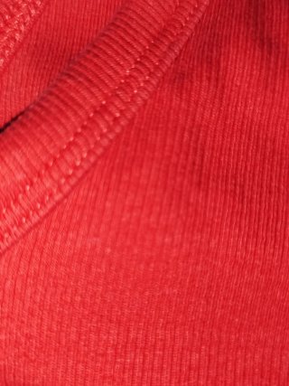 Top rojo Stradivarius Talla M