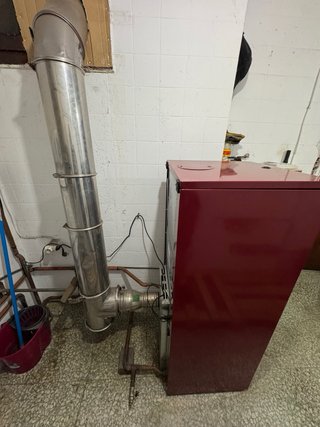 Hidrocaldera Pellet Greenheiss 32kW Roja
