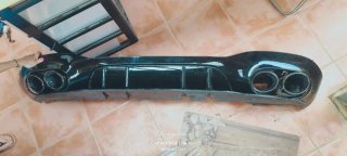 Difusor trasero y colas escape Mercedes Clase A