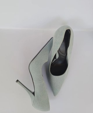 Zapatos de tacón denim