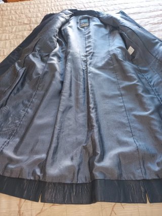 Abrigo de cuero largo mujer(SOLO ENTREGA EN MANO)
