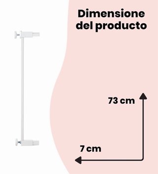 Safety 1st Easy Close Extensión Barrera 7cm