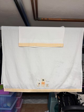 Juego de sábanas para cuna unisex