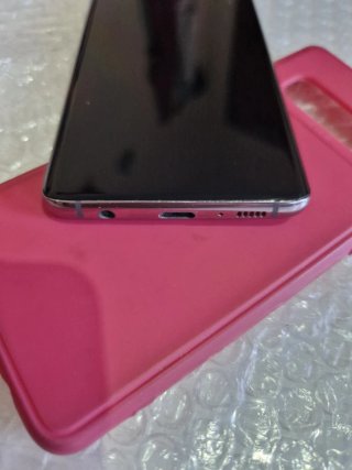 Samsung Galaxy S10 Negro + Funda Roja