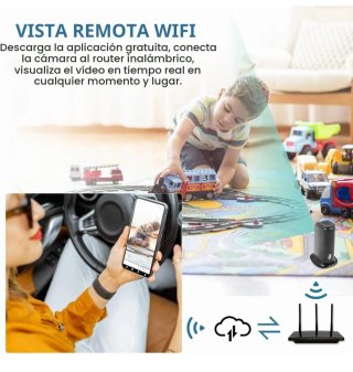 Cámara Espía Cargador USB WiFi HD 1080P App Tuya