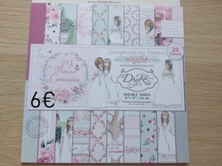 Papel Scrapbooking Dayka Niña 24 hojas