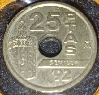 Lote 12 Monedas 25 Ptas Olímpicas y Expo