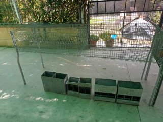 2 Jaulas Dobles Conejos Cría Grandes
