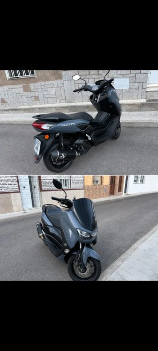 Yamaha NMAX Maxi Scooter Gris Oscuro
