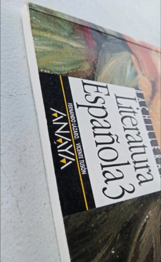 Literatura española 3, bachillerato.