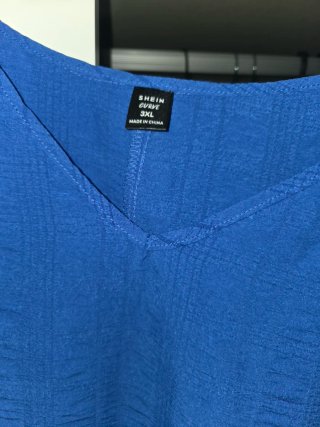Vestido azul SHEIN talla XXXL