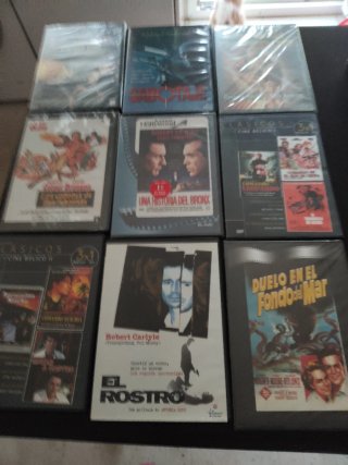 Lote 5 Películas DVD Clásicos y Aventura