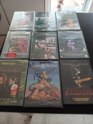 Lote 5 Películas DVD Clásicos y Aventura