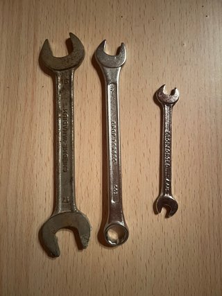 Juego de 3 llaves fijas