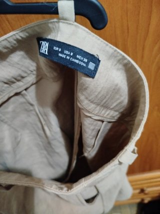 Pantalones cortos beige