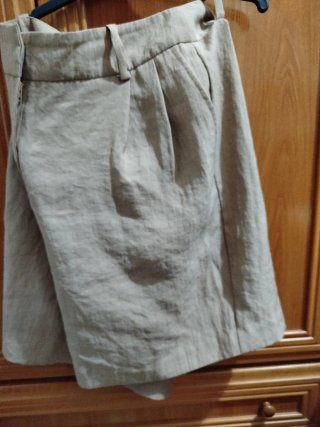 Pantalones cortos beige