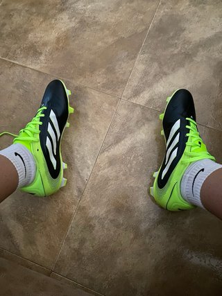 Zapatillas Fútbol Adidas AG Negras y Verdes