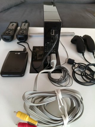 Nintendo Wii Negra + Accesorios + Juegos