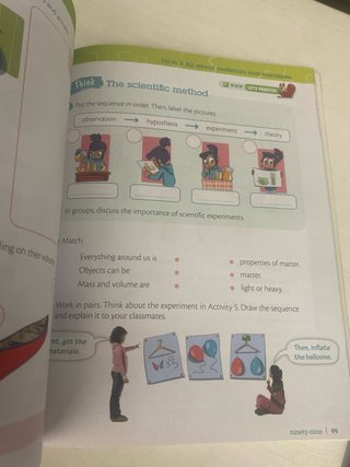 Libro ciencias en ingles. Natural science 2 primar