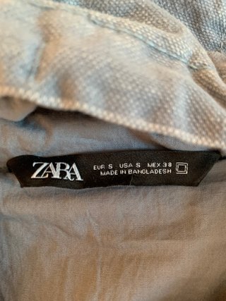 Chaqueta Bomber Zara cremallera azul