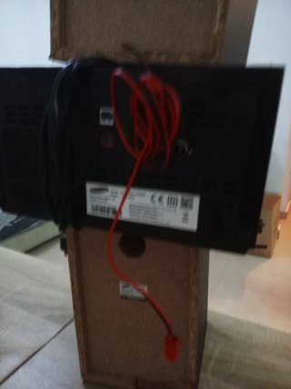 Mini cadena Samsung negra