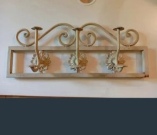 Colgador de pared hierro forjado 40cm