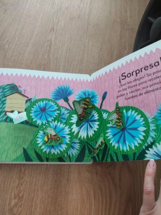 Precioso cuento pop Up ¡sorpresa! entre las flores