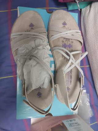 Sandalias Skechers Mujer Talla 39 Beige