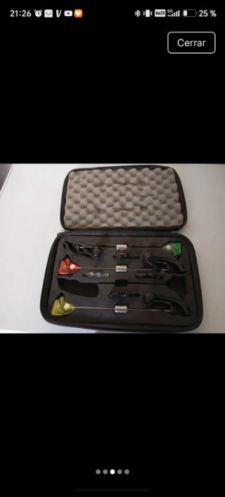 Maletín de 3 tensores carpfishing VORTEKS