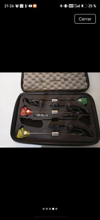 Maletín de 3 tensores carpfishing VORTEKS