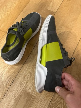 Zapatillas Under Armour grises y verdes