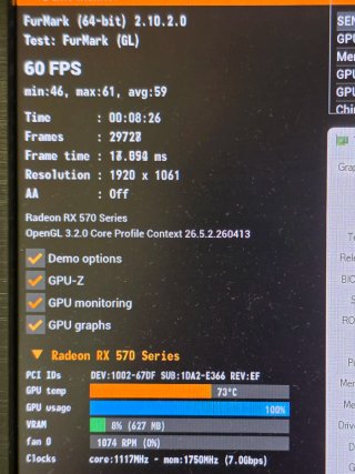 Tarjeta Gráfica Sapphire Nitro+ RX 570 8GB GDDR5