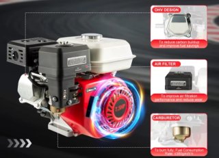 Motor Gasolina 4 Tiempos 7.5 HP Nuevo