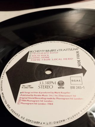 DIRE STRAITS Live alchemy 1984 LP 2 LPs vinilo ESP