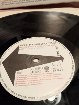DIRE STRAITS Live alchemy 1984 LP 2 LPs vinilo ESP