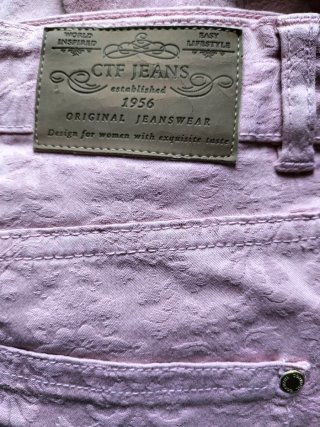 Pantalones CTF JEANS rosas mujer