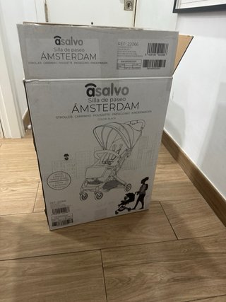 Silla de Paseo Amsterdam Asalvo Negra