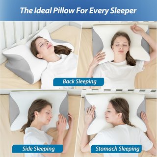 Almohada Cervical HOMCA Ergonómica 2 en 1