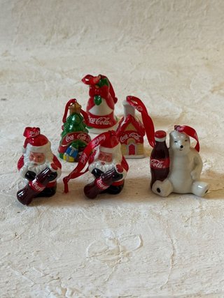 Adornos Navideños Coca-Cola Porcelana