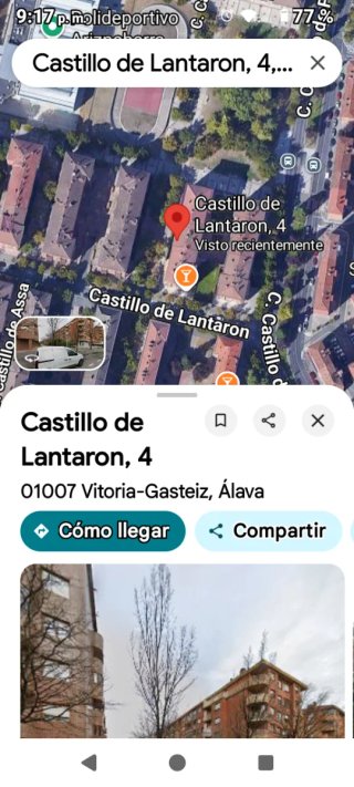 Alquiler de plaza de garaje en ariznabarra