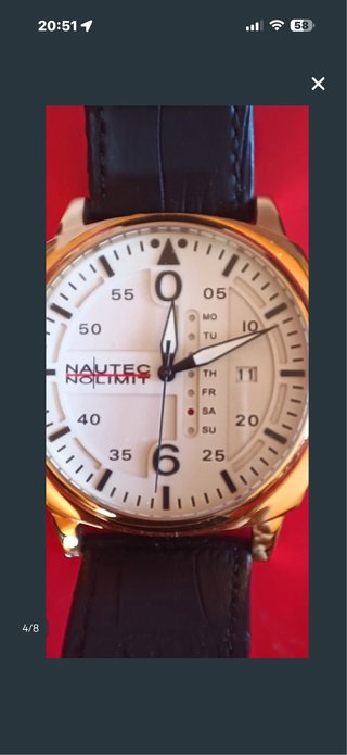 Reloj Nautec No Limit Dorado y Negro
